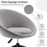NNECW Armless Desk Chairs with Curved Backrest for Office