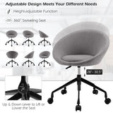 NNECW Armless Desk Chairs with Curved Backrest for Office