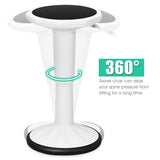 NNECW Ergonomic Wobble Stool with Adjustable Height for Kids &amp; Adults