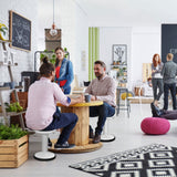 NNECW Ergonomic Wobble Stool with Adjustable Height for Kids &amp; Adults