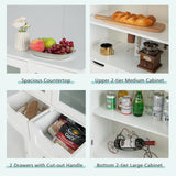 NNECW 5-layer Freestanding Floor Cabinet for Bath