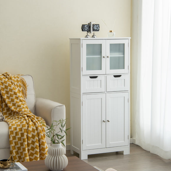 NNECW 5-layer Freestanding Floor Cabinet for Bath