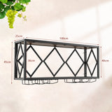 NNECW Wall Mounted Wine Rack with Wine Bottle Rack & 6 Rows of Stemware Holder