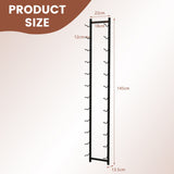 NNECW Rust-proof Metal Wall Mounted Wine Rack for 6/9/12 Bottles-12 Bottles