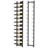 NNECW Rust-proof Metal Wall Mounted Wine Rack for 6/9/12 Bottles-12 Bottles