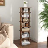 NNECW Wooden Shoe Rack with 8 Levels and Large Capacity for Entry/Living Room-Coffee
