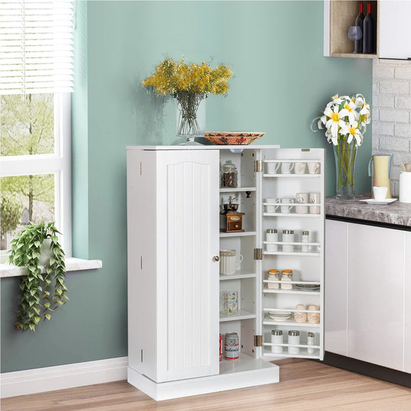 NNECW 17-Tier Buffet Cupboard for Dining Room, Living Room & Entryway