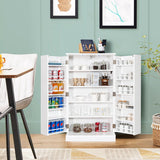NNECW 17-Tier Buffet Cupboard for Dining Room, Living Room & Entryway