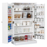 NNECW 17-Tier Buffet Cupboard for Dining Room, Living Room & Entryway