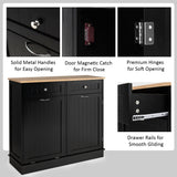 NNECW Kitchen Trash Can with Adjustable Shelf for Kitchen