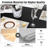 NNECW 160 CM Modern Dining Table with Sturdy L-shaped Legs-Black