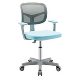 NNECW Kids Study Chair and Desk Set with Adjustable Height-Blue-Chair