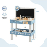 NNECW Kids Play Tool Workbench Set with 61 PCS Tool & Parts Set for Age 3/4/5 Years Old