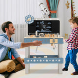 NNECW Kids Play Tool Workbench Set with 61 PCS Tool & Parts Set for Age 3/4/5 Years Old