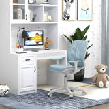 NNECW Kids Swivel Mesh Children Computer Chair with Adjustable Height-Blue