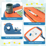 NNECW Convertible Kids Activity Table Set with Whiteboard for Kids