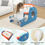 NNECW Convertible Kids Activity Table Set with Whiteboard for Kids