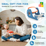NNECW Convertible Kids Activity Table Set with Whiteboard for Kids