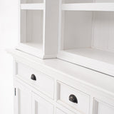 NNENVS Kitchen Hutch Cabinet with 5 Doors 3 Drawers