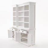 NNENVS Kitchen Hutch Cabinet with 5 Doors 3 Drawers