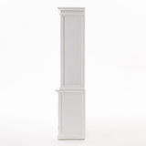 NNENVS Kitchen Hutch Cabinet with 5 Doors 3 Drawers