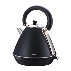 NNEDPE 1.7L Rose Trim Collection Kettle - Black