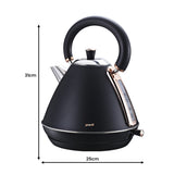 NNEDPE Rose Trim Collection Toaster & Kettle Bundle - Black