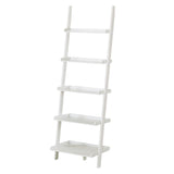 NNEDPE Aster 5-Tier Ladder Shelf - White