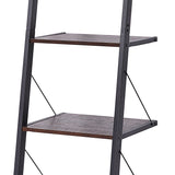 NNEDPE Amelia 5-Tier Ladder Shelf - Walnut