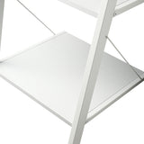 NNEDPE Amelia 5-Tier Ladder Shelf - White