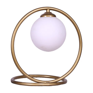 NNEDPE Gold Metal Table Lamp
