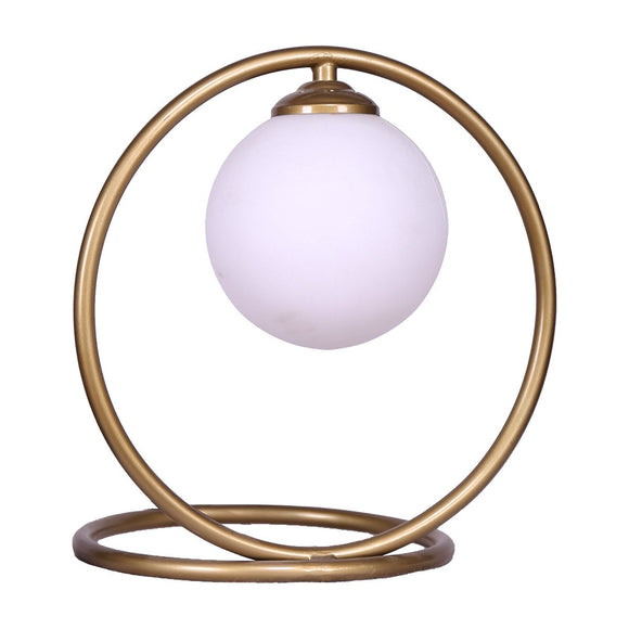 NNEDPE Gold Metal Table Lamp