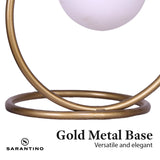 NNEDPE Gold Metal Table Lamp