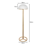 NNEDPE Metal Floor Lamp with White Acrylic Shade by Sarantino
