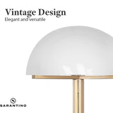 NNEDPE Metal Floor Lamp with White Acrylic Shade by Sarantino
