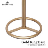 NNEDPE Metal Floor Lamp with White Acrylic Shade by Sarantino