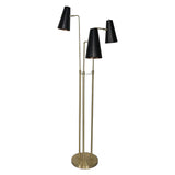 NNEDPE Three Metal Shade Floor Lamp