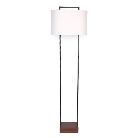 NNEDPE Wood Floor Lamp in Cherry Finish