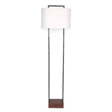 NNEDPE Wood Floor Lamp in Cherry Finish