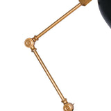 NNEDPE Adjustable Metal Table Lamp in Black and Gold