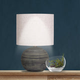 NNEDPE Ceramic Table Lamp with Striped Pattern
