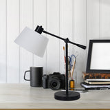 NNEDPE Adjustable Metal Table Lamp - Black