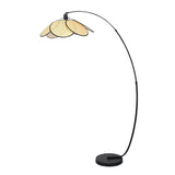 NNEDPE Minimalist Synthetic Rattan Floor Lamp