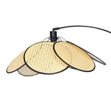 NNEDPE Minimalist Synthetic Rattan Floor Lamp