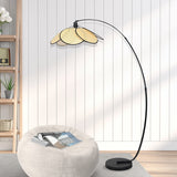 NNEDPE Minimalist Synthetic Rattan Floor Lamp