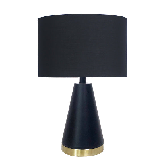 NNEDPE Metal Table Lamp in Black and Gold