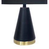NNEDPE Metal Table Lamp in Black and Gold