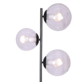 NNEDPE 3-Light Black Metal Floor Lamp