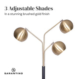 NNEDPE Adjustable 3-Arm Arc Lamp