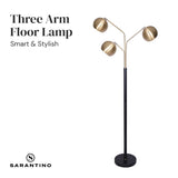 NNEDPE Adjustable 3-Arm Arc Lamp
